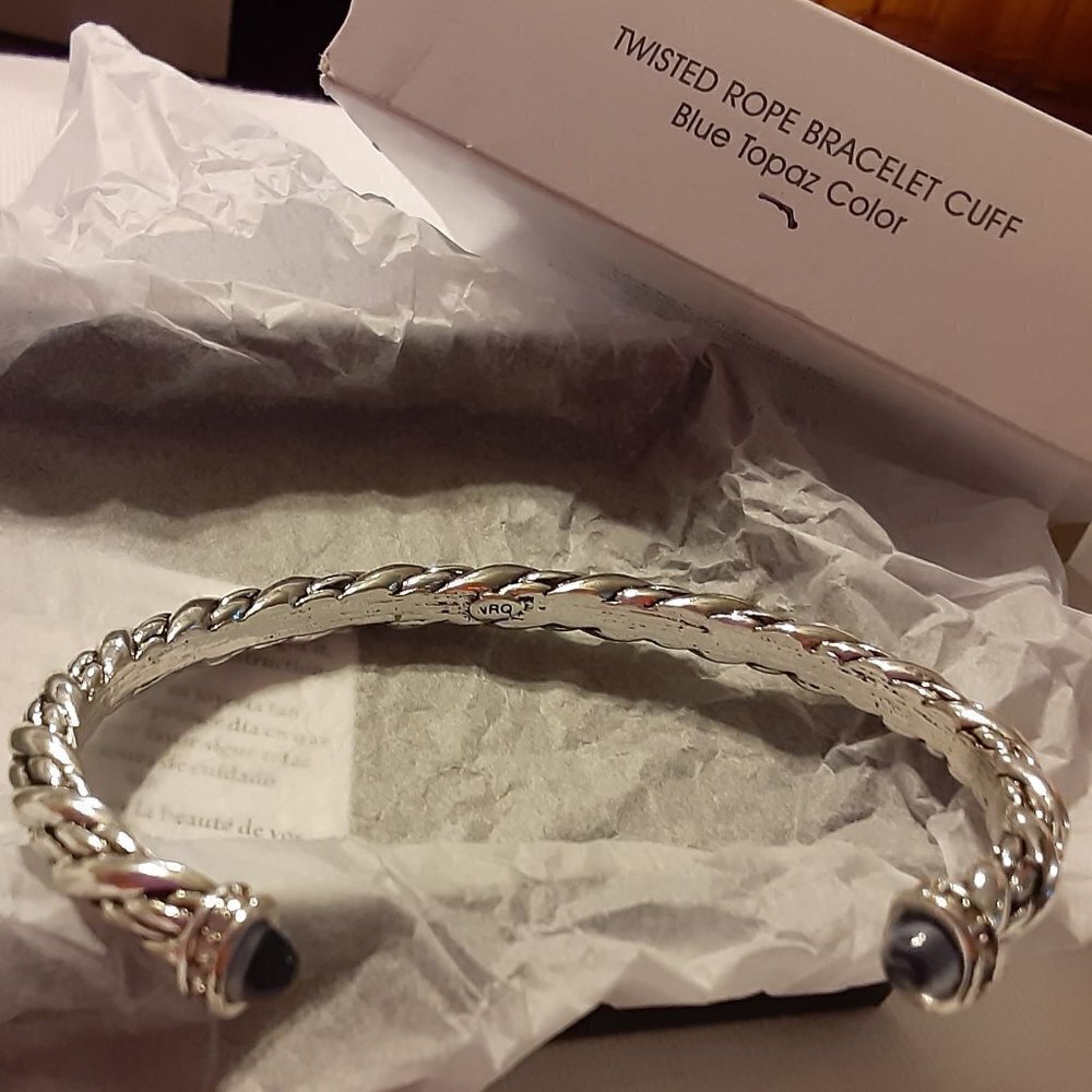 Twisted Rope Bracelet Cuff